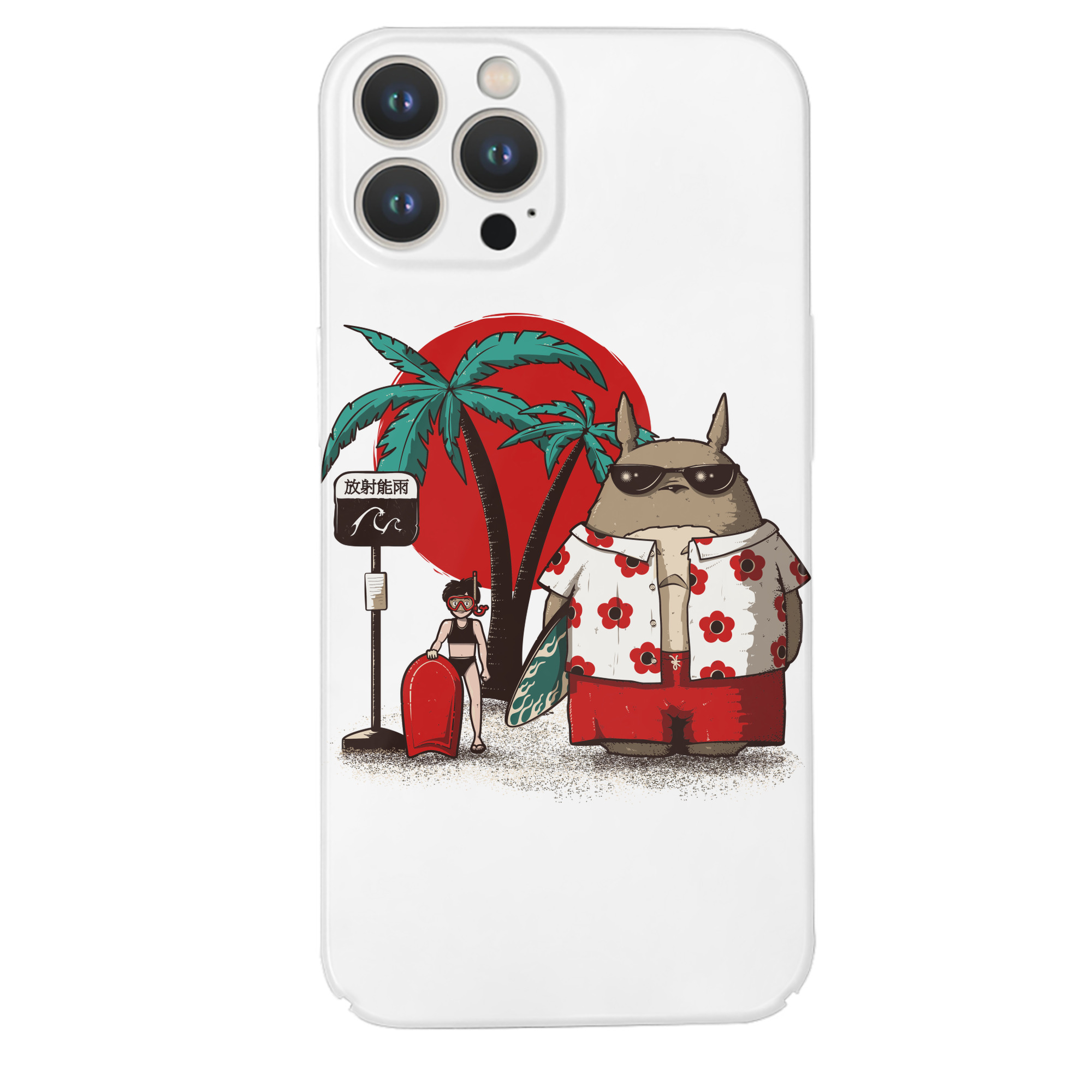 （画像用） となりのトトロ 草壁メイ 草壁サツキ My Neighbor Totoro Satsuki Kusakabe Mei Kusakabe 【iPhone 14シリーズ対応】ハードケース